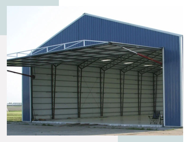 Прямо стенные ангары в Орске