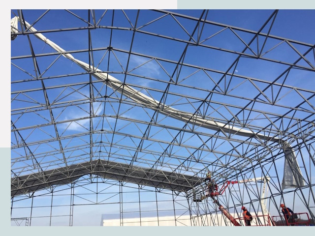 Шатровые ангары от 620 руб. в Орске и Оренбургской области