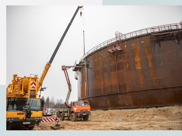 Монтаж резервуаров в Орске от 620 руб. за м³