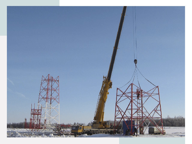 Монтаж вышек связи в Орске