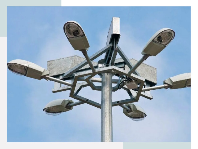 Монтаж осветительных мачт в Орске