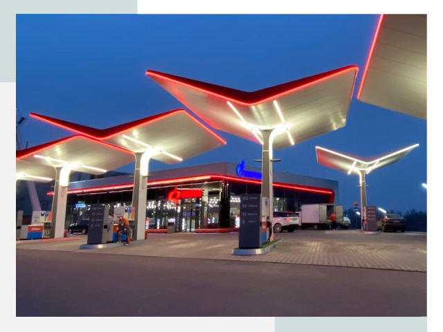 Навесы для АЗС в Орске