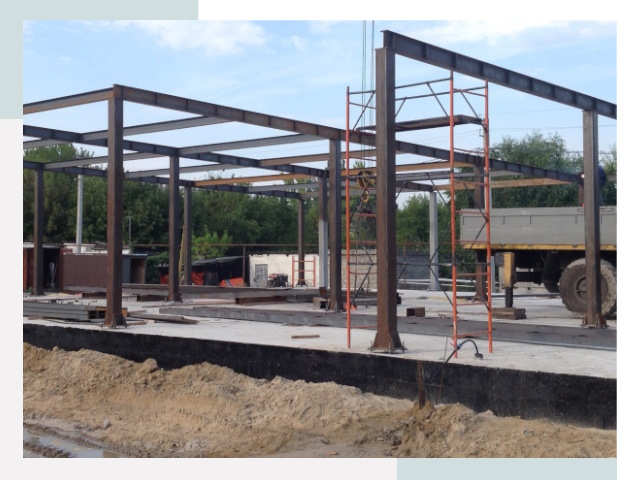 Фундамент для ангаров в Орске