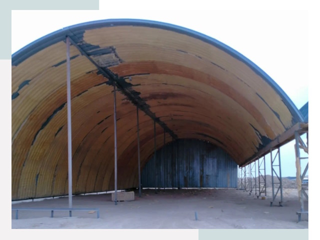 Реконструкция ангаров в Орске